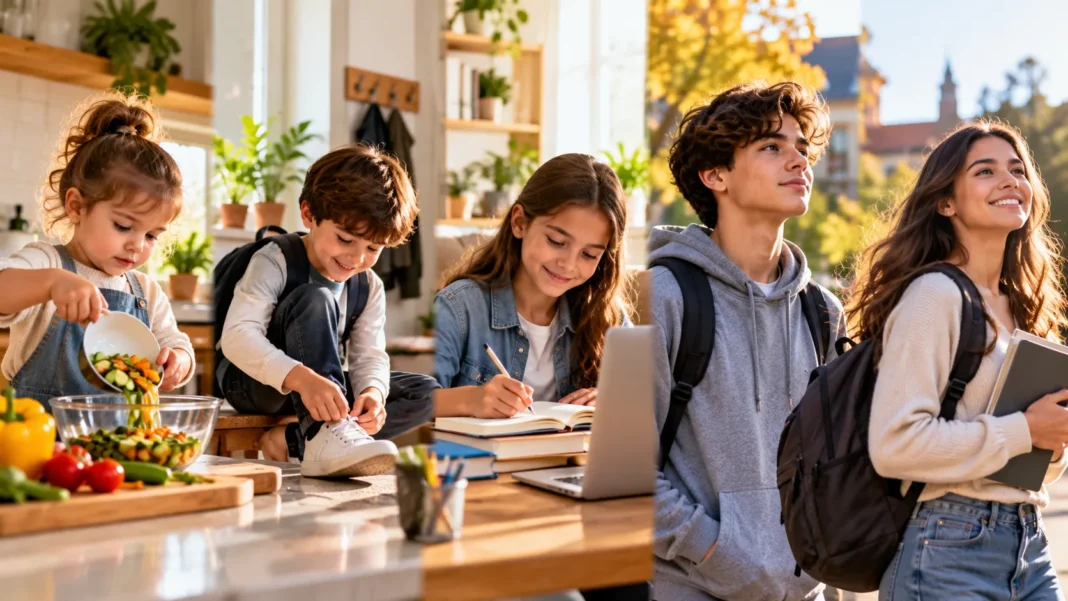 How to Raise Independent Kids at Every Age